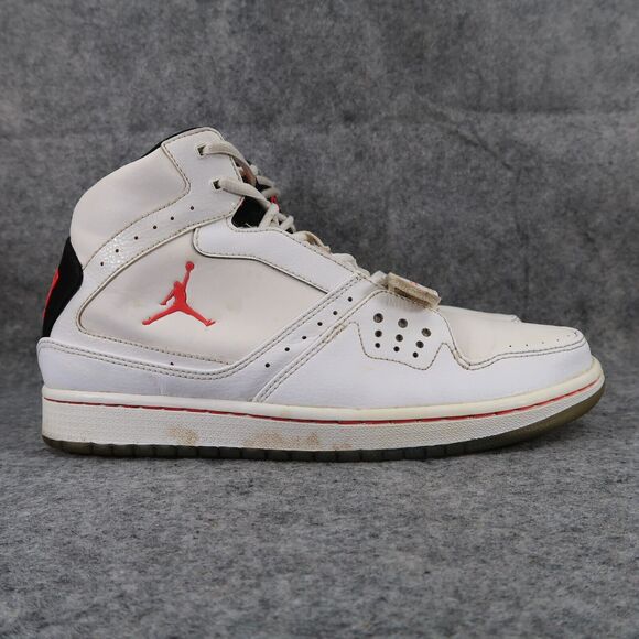 Nike Air Jordan 1 Sneakers Mens 9.5 Flight Strap 23 High Top Retro Trainer White - Picture 2 of 14